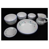 6-Piece Floral Ceramic Serveware Set With Pitcher