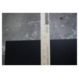 Modern Black Metal Pedestal Table 22" Tall