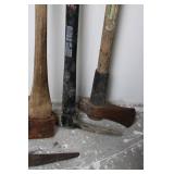 Garden Tools With Sledgehammers, Shovels & Pitchfork