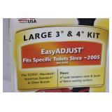Korky 5030 EasyADJUST Flush Valve Kit Large 3" & 4"