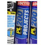 DAP and Loctite Sealant Tubes (Lot of 5)
