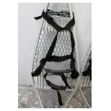 Vintage Snowshoes With Webbing Bindings