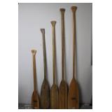 Feather Brand Wooden Paddles (2) and three others