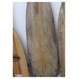 Feather Brand Wooden Paddles (2) and three others