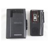 Magnavox AQ6511 & GE Microcassette Player/Recorder Mixed Lot