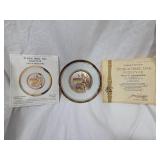 Japanese Floral Calander Collector Plate - Girls Doll Day Festival