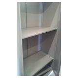 2 Door Locking Cabinet W/ Key.