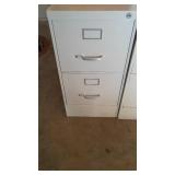 2 Drawer File Cabinet (4) Tan.