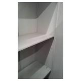 2 Door Locking Cabinet W/ Key.