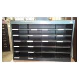 Laminate Tables (4) and Mail Organizers (2).