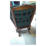 Wood Glider Rocking Chair.