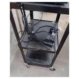 Sony 5 CD Changer and Audio Video Cart.