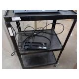 Sony 5 CD Changer and Audio Video Cart.