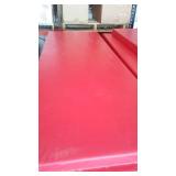 Red Vinyl-Covered Gymnasium Safety Wall Padding with Foam Core (22).