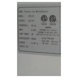 Atosa CTD-3T Glass Door Countertop Refrigerator.
