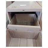 4 Drawer File Cabinet (2). Tan, Unlocked