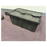 Plastic Crate with Many New Bike Parts