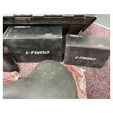 Plastic Crate with Many New Bike Parts