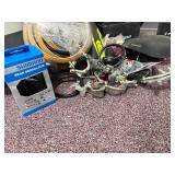 Plastic Crate with Many New Bike Parts
