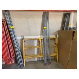 Scaffold Frame & Steel Poles Mixed Lot