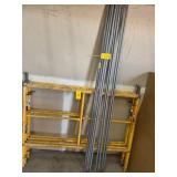 Scaffold Frame & Steel Poles Mixed Lot