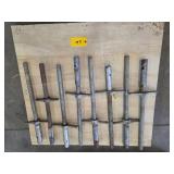 Steel Screw Jack Posts (Lot of 8)