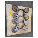 Heavy-Duty Caster Wheels (Lot of 4)