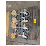 Industrial Caster Wheels (Lot of 8)