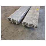 Aluminum Scaffold Planks (Lot of 2 Bundles)