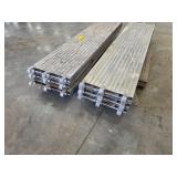 Aluminum Scaffold Planks (Lot of 2 Bundles)