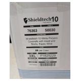 Shieldtech 10 White Polypro Coveralls Size 3XL Case of 25