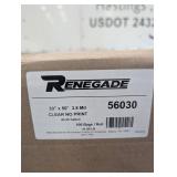 Renegade 56030 40-45 Gallon Clear Trash Bags 100 Count