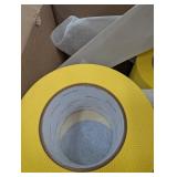 Yellow Pinked Tape Rolls 152609 72mm X 55m (13 Rolls)