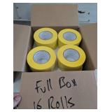 152609 Yellow Tape 72mm X 55m (Lot of 16)