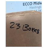 Liberty Carton Company Corrugated Boxes (Lot of 23)