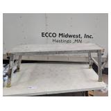 Folding Aluminum Work Platform Ladder