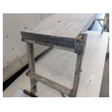 Folding Aluminum Work Platform Ladder