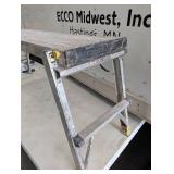 Folding Aluminum Work Platform Ladder