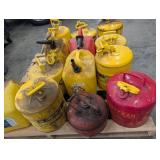 Assorted Gas Cans & Fuel Jugs (Lot of 11)
