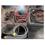 Commercial Vacuum Hose Mixed Lot in Bins