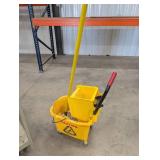 Commercial Mop Bucket and Wringer With Mop