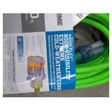 Prime Neon Flex High-Visibility Cold-Weather Extension Cord 50 Ft 12/3 AWG