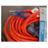 Prime Neon Flex High-Visibility 50 Ft Extension Cord 12/3 AWG 15A