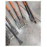 Assorted Pry Bars and Digging Bars Mixed Lot (11)