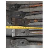 Assorted Pry Bars and Digging Bars Mixed Lot (11)