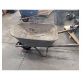 Heavy-Duty Steel Wheelbarrow