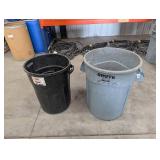 Rubbermaid BRUTE & Eco Trash Cans (Lot of 2)