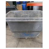 Wheeled Utility Tote With Yellow String Lights