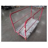 Industrial Platform Cart With Rails