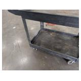 Commercial Utility Cart With Top Tray